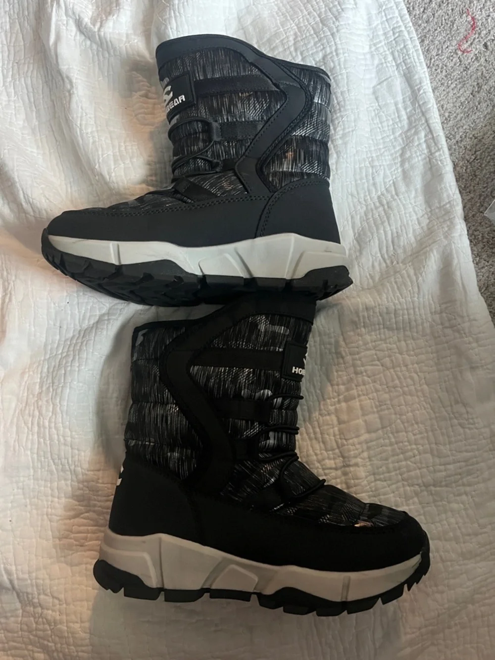 GUBARUN Boys Snow Boots Winter Waterproof Slip Resistant 4.5/ 393